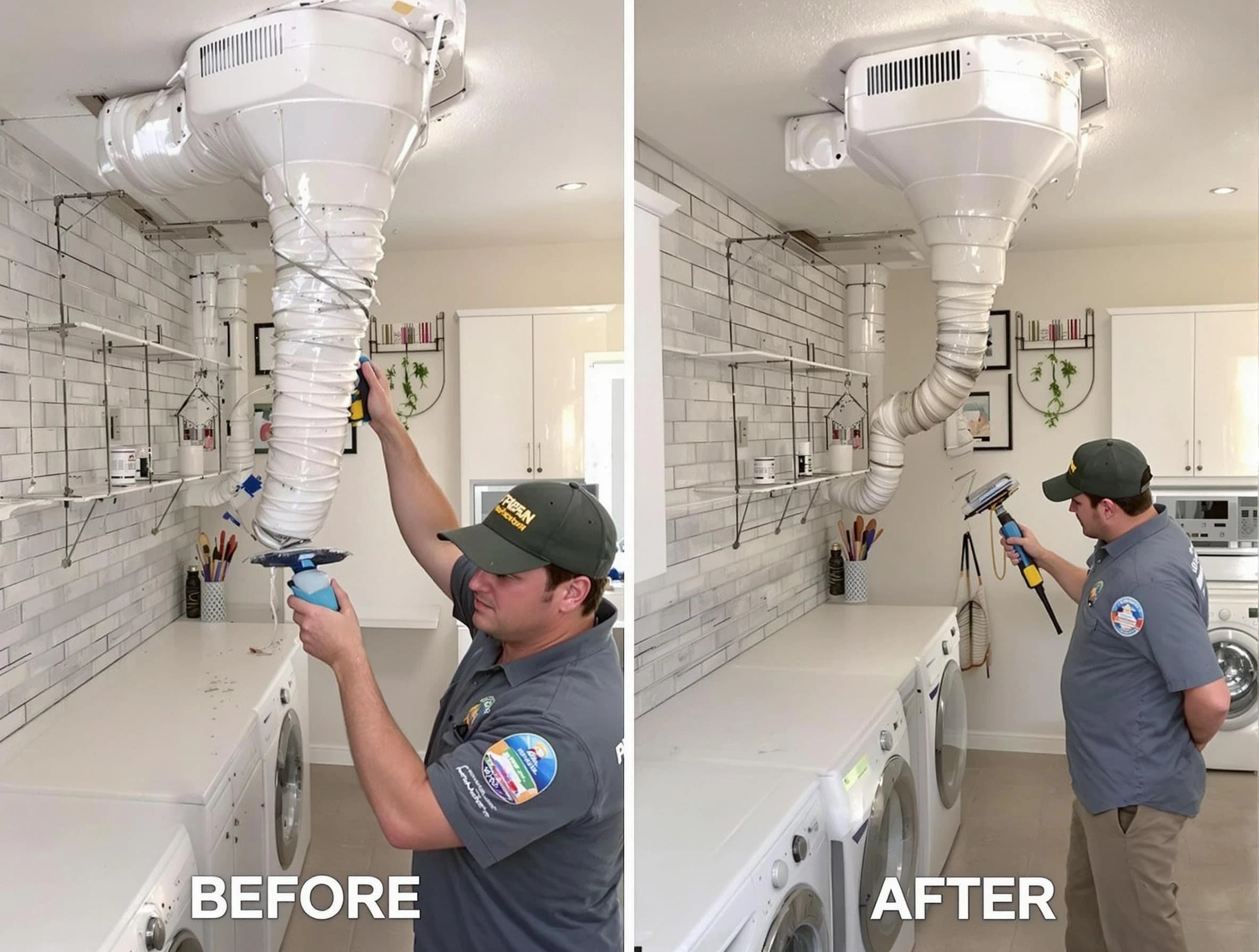 Professional dryer exhaust vent cleaning by Warr Acres Dryer Vent Cleaning in Warr Acres