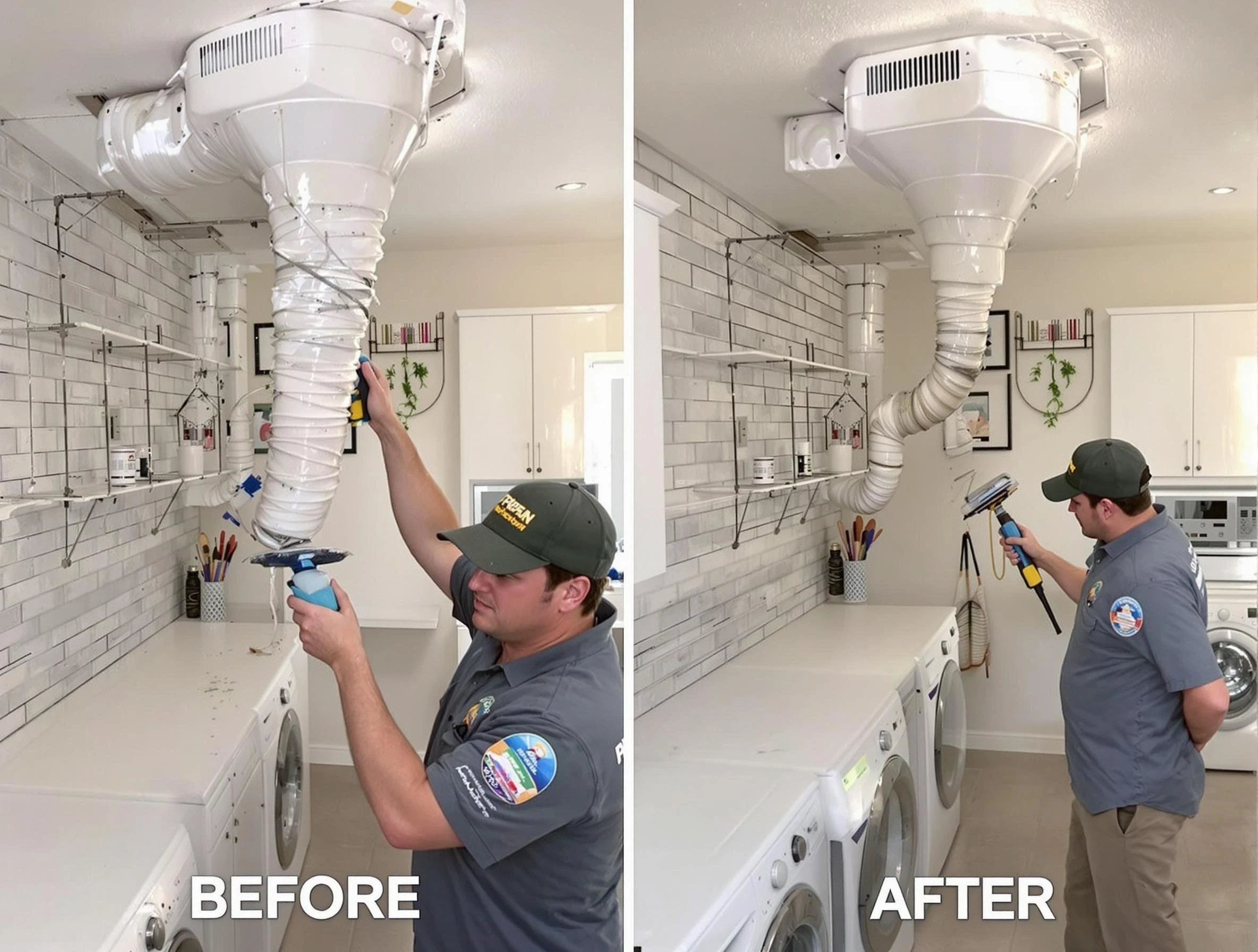 Professional dryer exhaust vent cleaning by Warr Acres Dryer Vent Cleaning in Warr Acres